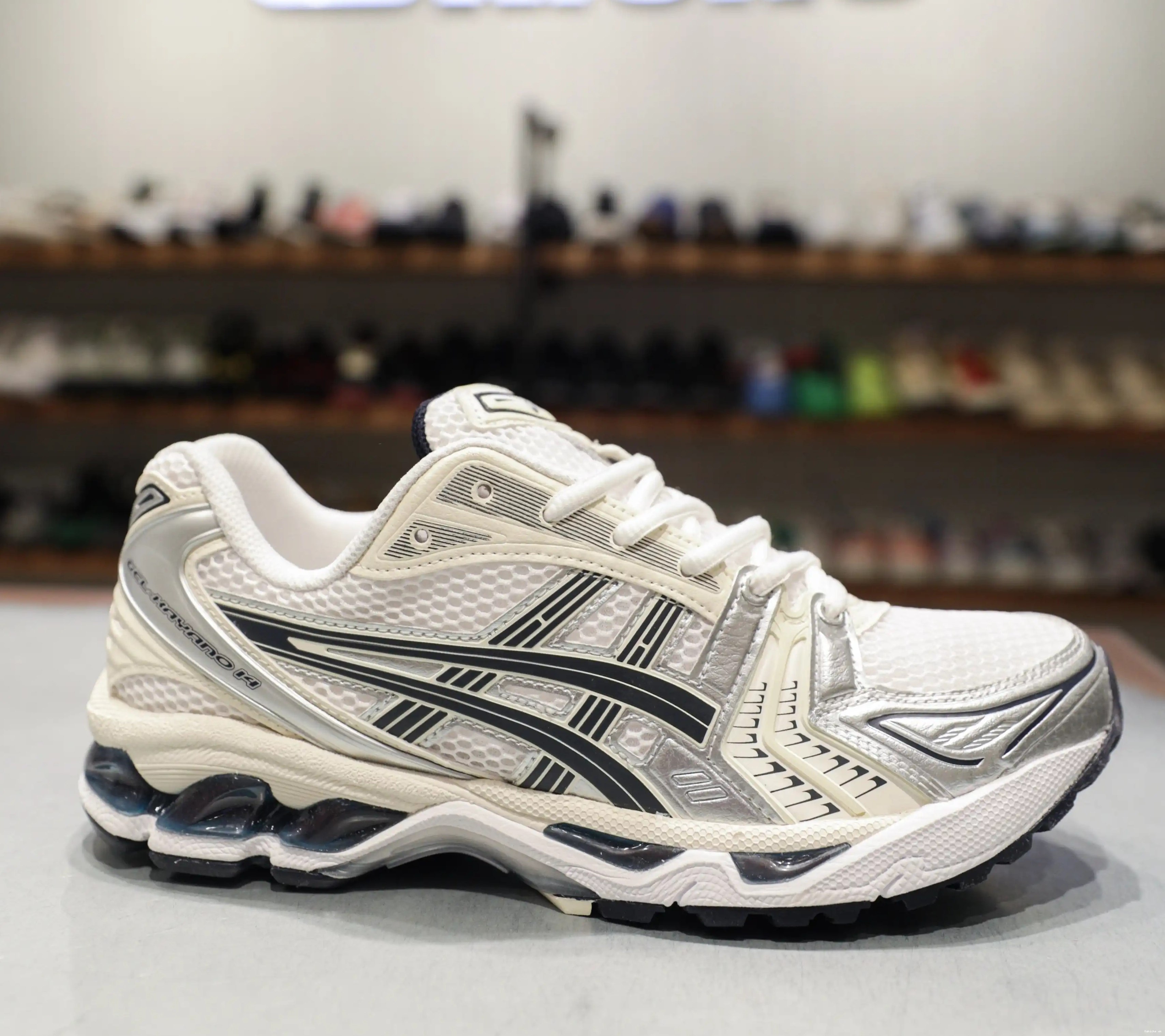 14 Midnight White W ASICS Gel-Kayano 0707